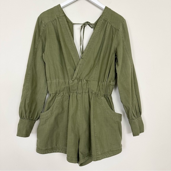 Free People Beside You Shortall Romper - Picture 5 of 13